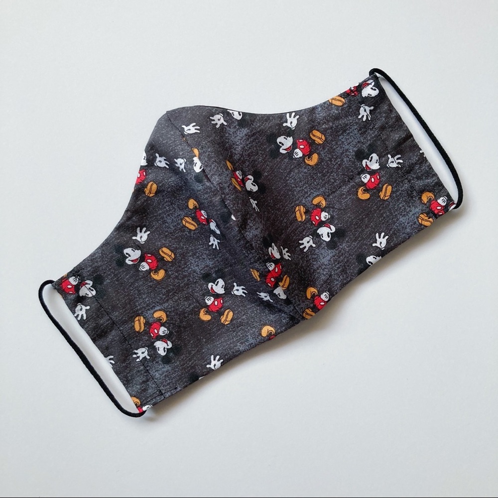 Mickey Mouse Face Mask w/ Filter Pocket